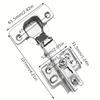 20pcs Soft Close 35mm Kitchen Cupboard, Cabinet Standard Door Hinges, Wardrobe Cabinet Fitted Pages