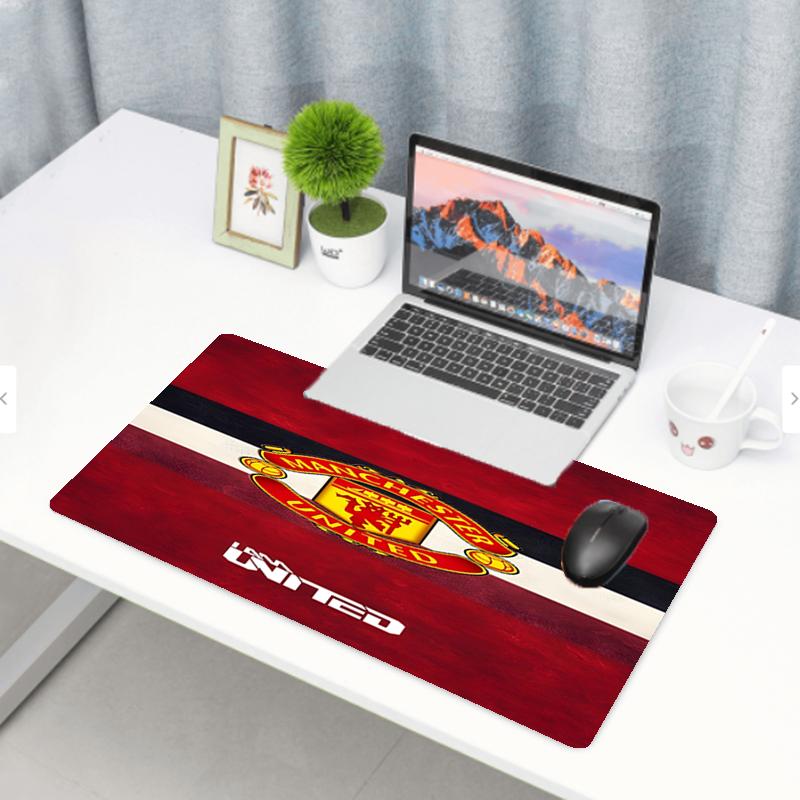 Football United F.C Print Mouse Pad, Anti‑Slip Desktop keyboard Mat, for PC Laptop Gaming Working Daily Use, Cool Festival Surprise Gift