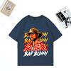 Hot Sale Bad Bunny Graphics T Shirt Men Women Summer Vintage High Quality T-shirt Cotton Unisex Short Sleeve Hip Hop T-shirts