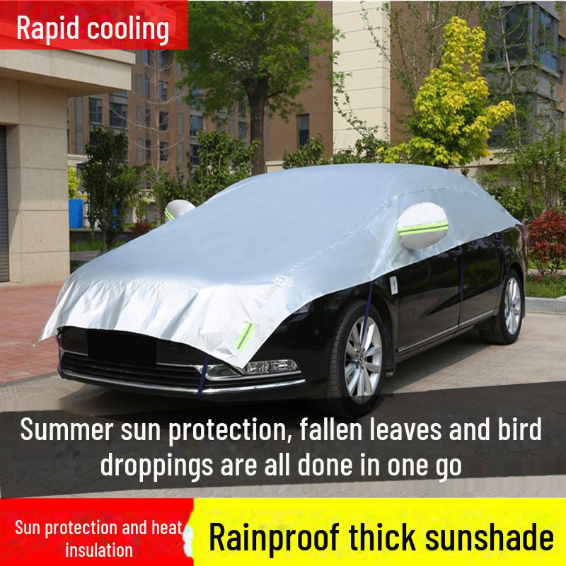 Автомобильный передний солнцезащитный козырек с теплоизоляцией, полузащитный козырек для зонта