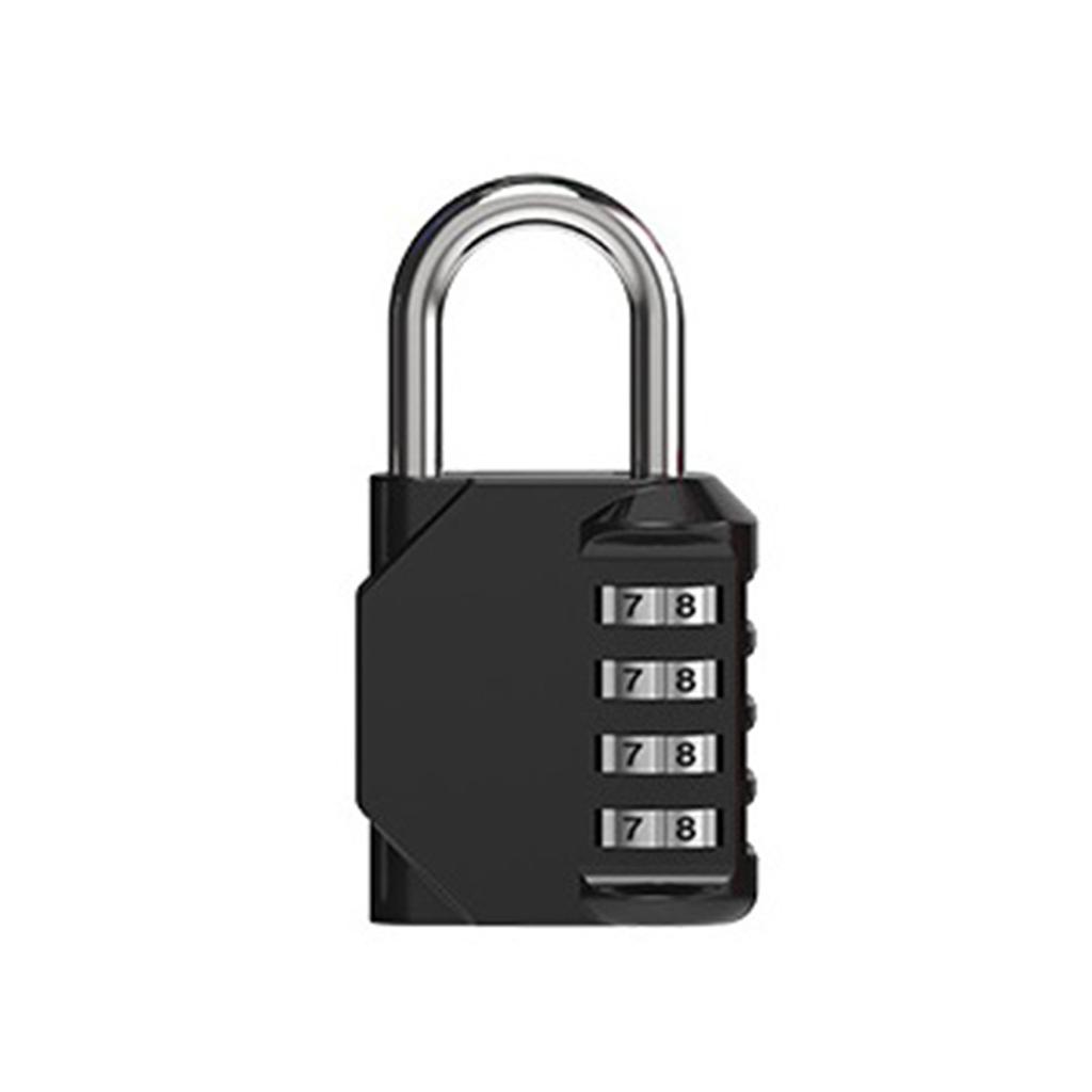 Большой четырехзначный механический замок для шкафа в спортзале, парольный замок, промышленный парольный замок для багажа, школьного спортзала на открытом воздухе