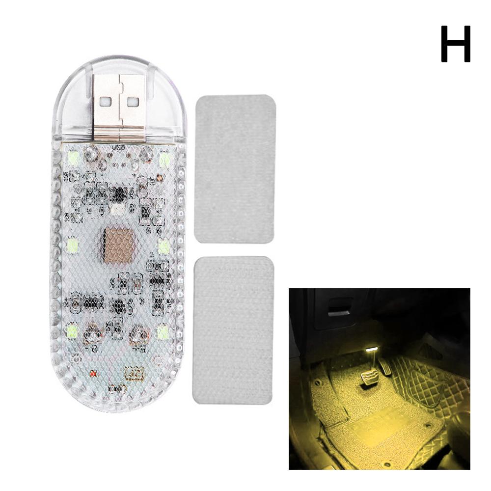 1pc Sensor USB LED Interior Light LED Lamp Car Ceiling Lamp Reading Light Car Decorations Roof Interior Lighting
