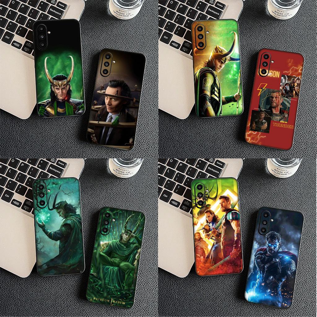 Phone Cover Loki Marvel Thor Odinson for Samsung Galaxy S22 S21 S20 Fe Ultra S9 Plus A13 A22 M21 M31 M55 M15 Soft Case