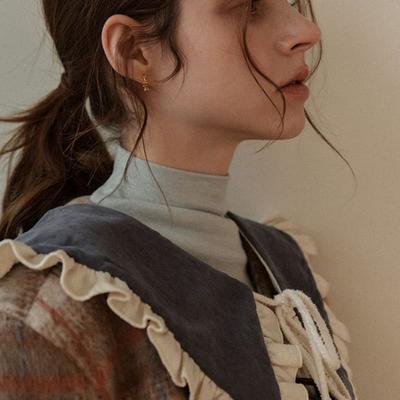 Charmeeze Reversible Frill Sailor Collar (Ivory-Pale Blue)