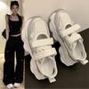 Baotou Sports Velcro Platform Sandals Women's 2025 Summer New Versatile Dad Shoes Hollow Breathable Hole Shoes
