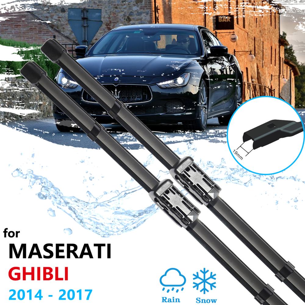 Автомобильные щетки стеклоочистителя для Maserati Ghibli 2014 2015 2016 2017 переднее стекло лобовое стекло автомобильные аксессуары щетки омывателя