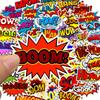 10/50PCS Rock Band Stickers Letter Graffiti Stickers for DIY Luggage Laptop Skateboard Motorcycle Bicycle Stickers
