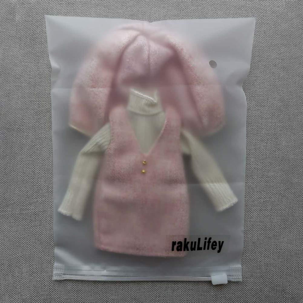 rakulifey Neo Blythe Outfit, 4-Piece Set for Blythe Dolls, Gift for Children, Licca-chan Outfit