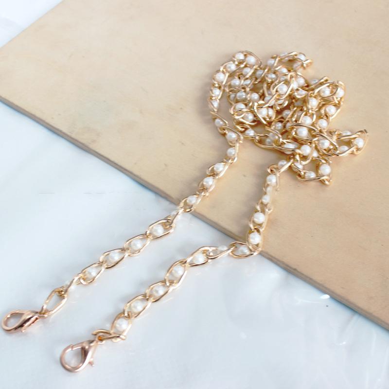 40-120 см жемчужная цепочка для сумки, сменный ремень для сумки, ремень, детали сумки