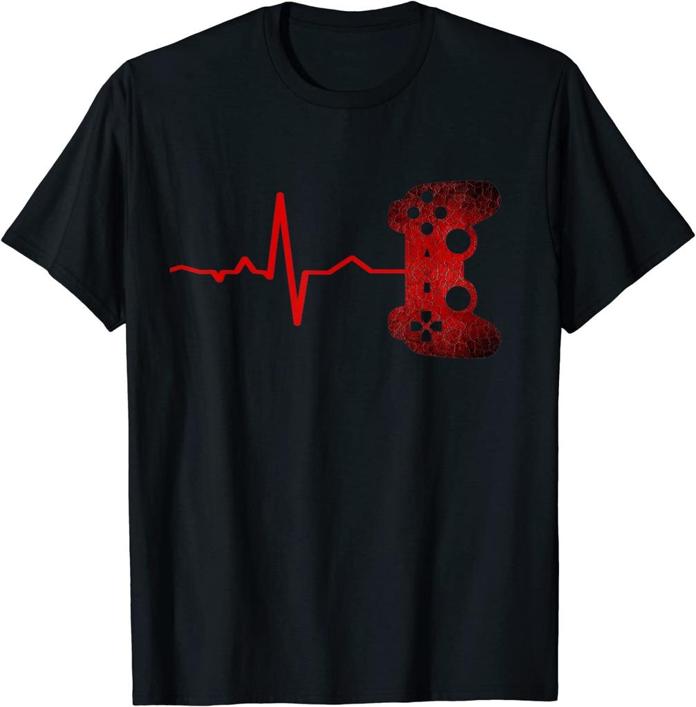 Gamer Heartbeat Video Games Console Gaming Tee Unisex T-Shirt