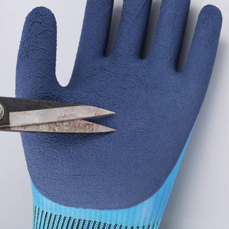 Waterproof Anti-Puncture Gloves for Fishing, Crabbing, Lobstering, Beach Activities, and Gardening