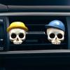 Car Air Freshener Vent Clip Skull Car Aromatic Vent Clip Automotive Air Fresheners 2Pcs Car Air Freshener Clips Car Interior