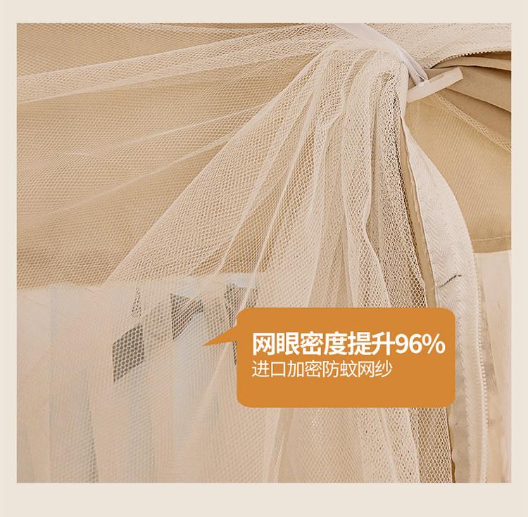 New mosquito net for home use, 1.8-meter bedroom, easy to install for children, full bottom baby, anti fall bed pattern tent, full face cover
