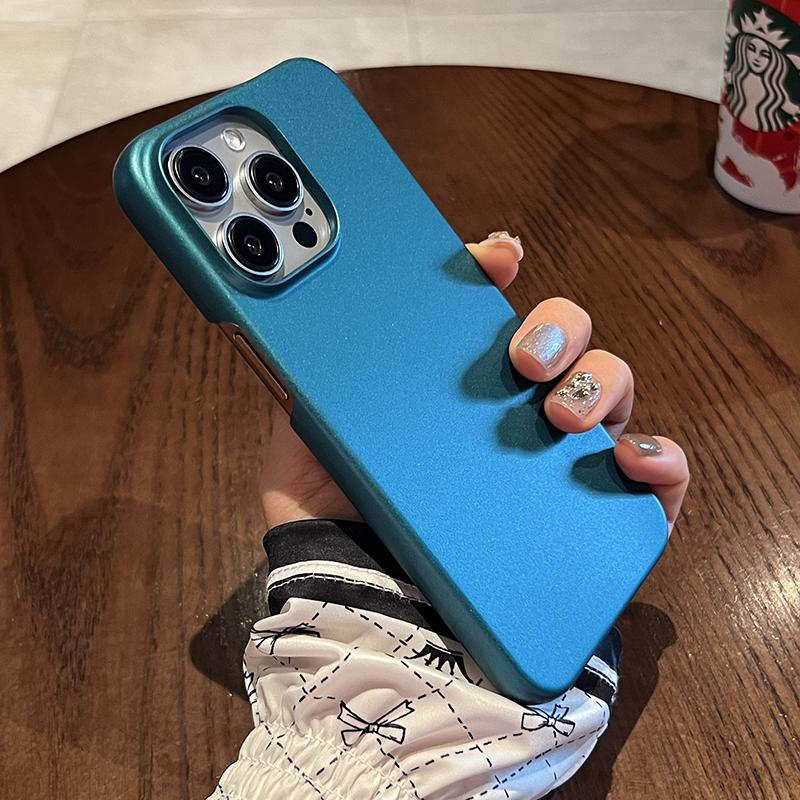 Роскошный матовый тонкий жесткий чехол для ПК цвета конфет для iPhone 15 14 Plus 13 Mini Pro Max ультратонкий матовый задний чехол-бампер