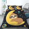 Комплект пододеяльника Ленивец Размер Твин Мультяшный пододеяльник Ленивец Постельное белье для Детей Девочек Мальчиков Милый Животный Полиэстер Покрывало