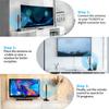 4K/1080P HD Digital TV Antenna 480+ Miles Digital HD Aerial Indoor Outdoor Antenna W/ Signal Amplifier for DVB-T2 TV HDTV