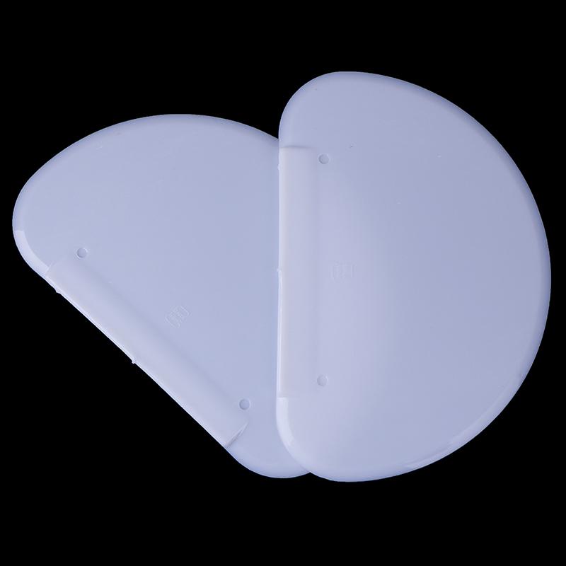 Белый резак для теста, инструменты для торта, скребок, гибкий безопасный пластиковый кухонный инструмент