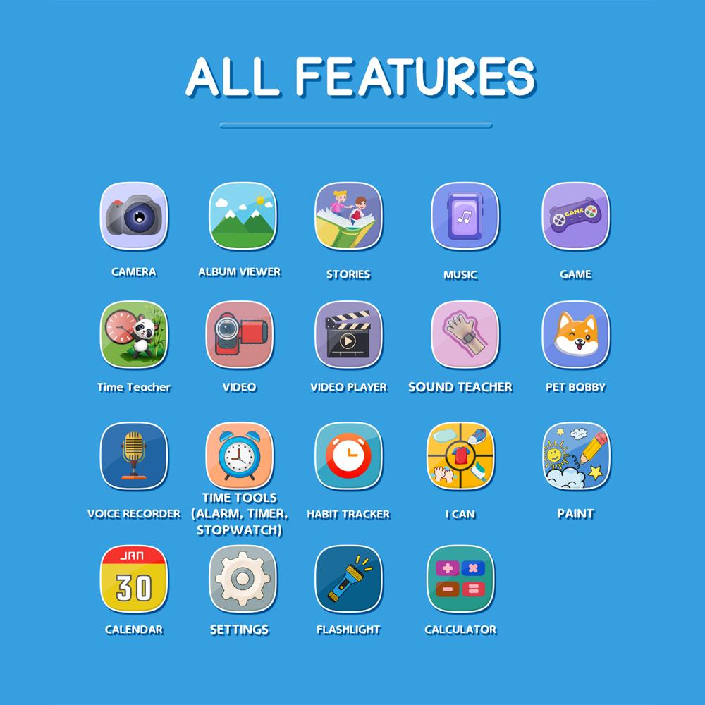 Детский смартфон с камерой, игрушка, сенсорный экран, единорог, детский мобильный MP3-плеер, цифровая камера, развивающие игрушки для девочек и мальчиков в возрасте от 3 до 8 лет