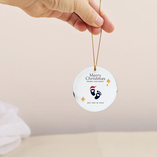 Украшение для рождественской елки Yousheng, деревянная подвеска, высокая прочность, не деформируется, легко подвешивается, рождественское подвесное украшение