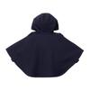 Плащ-накидка пончо из флиса, однотонный, сделано в Японии, для мальчиков и девочек, для малышей, для детей, детская одежда, бесплатная одежда, темно-синий [MIKI HOUSE] для детей 10-3860-491