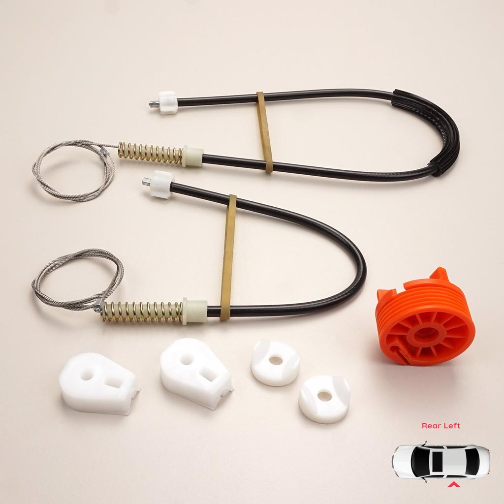 EWR565 Electric Window Regulator Repair Set Rear Left for Renault Megane MK2 EM0/1 2002-2009 CC Cabriolet Convertible 8201010933