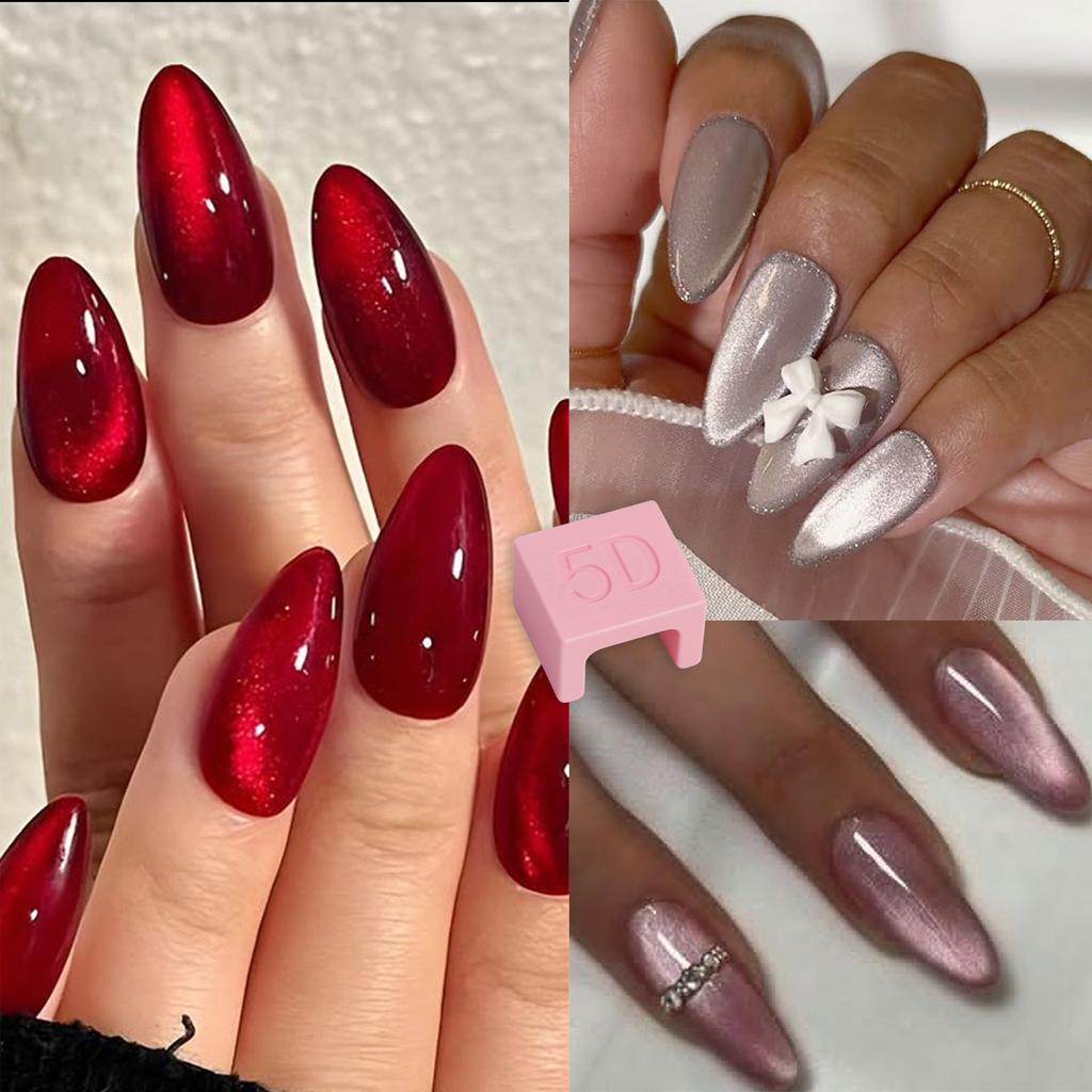 Магнитная палочка для дизайна ногтей «Кошачий глаз» для эффекта геля «Кошачий глаз», креативные украшения, реквизит для ногтей, инструменты, гель специальный, бархатный, 5D, инструмент для DIY дизайна ногтей