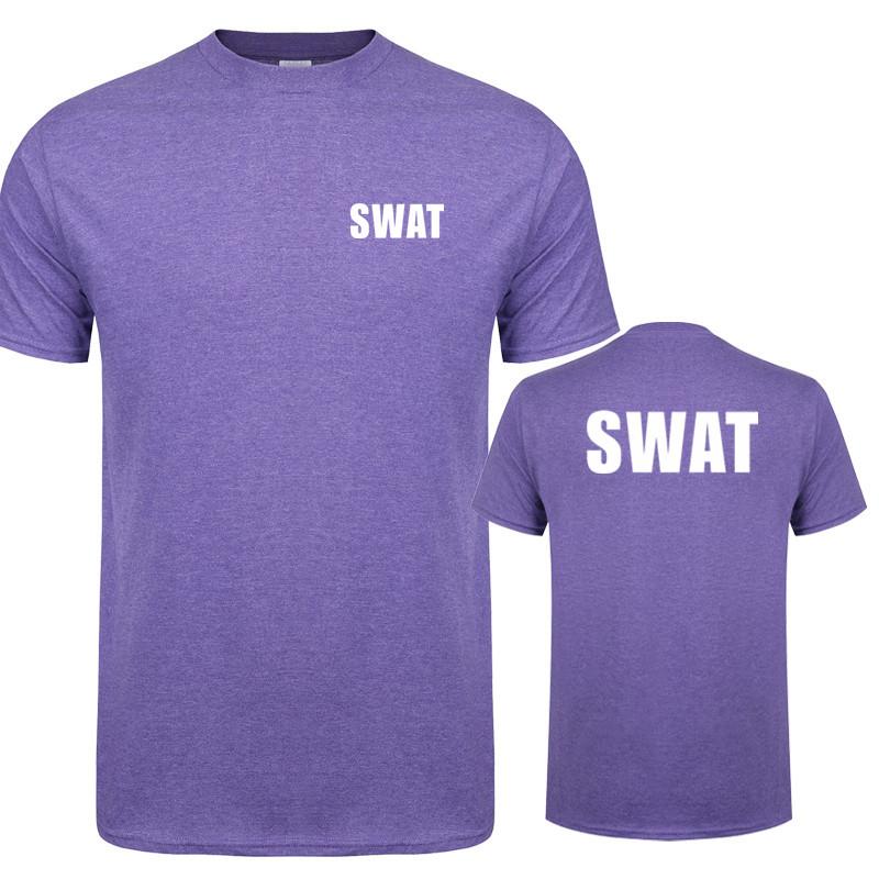 Swat T Shirt Summer New Clothing Cotton Casual Short Sleeve Unisex T Shirts Hip Hop Swat Tees Tops Ot035