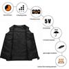14 Area Heated Vest Warm Gilet Winter Electric USB Jacket Men Women Heating Coat Thermal