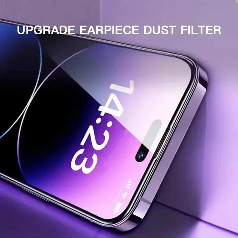 3 шт. 8K высококачественное закаленное стекло для iPhone 15 14 13 12 11 Pro Max XS MAX 15 16 защитная пленка с выравнивающим креплением
