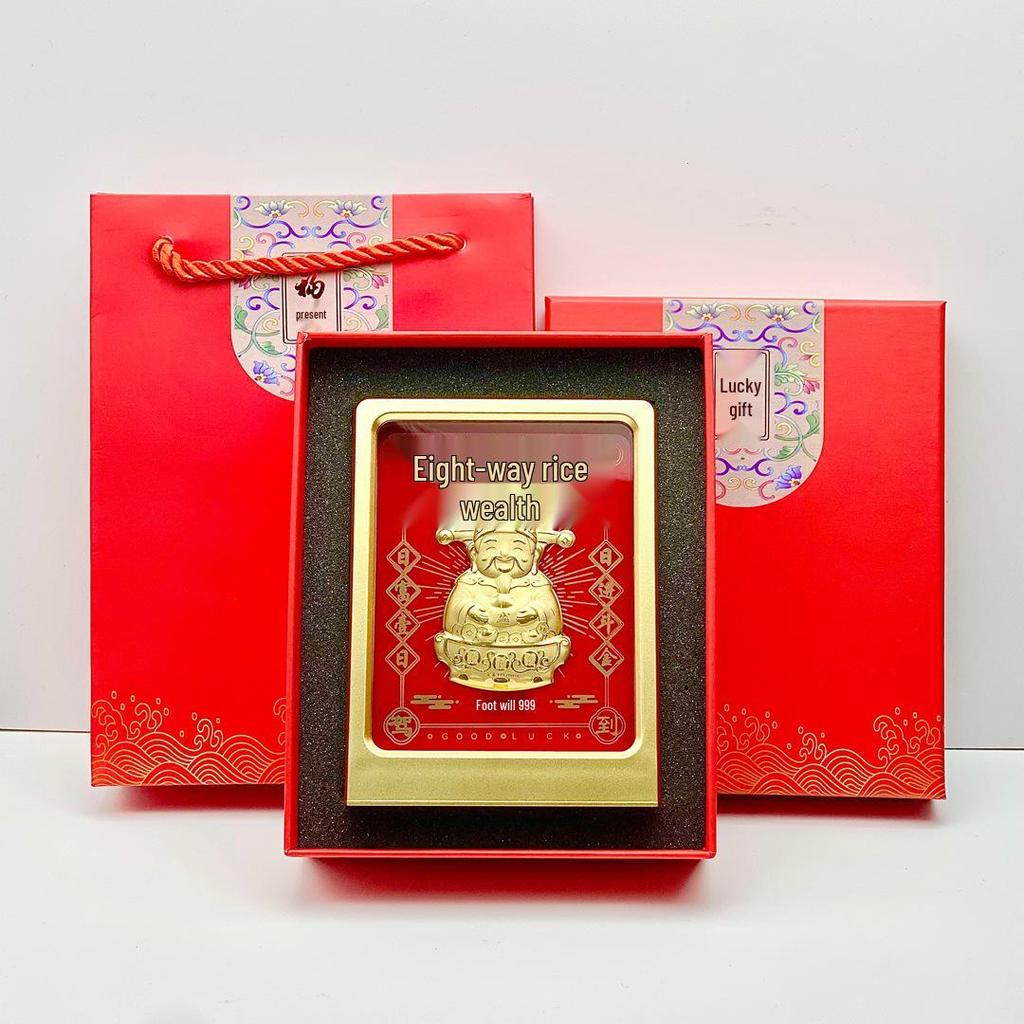 2026 Wealth God Figurine: Fortune & Prosperity Home Decor and Business Gift