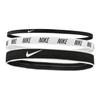Nike Набор из трех предметов Нейлон, Силикон, Полиуретан Резинки для волос Унисекс Черный Белый N0002548930OS-930