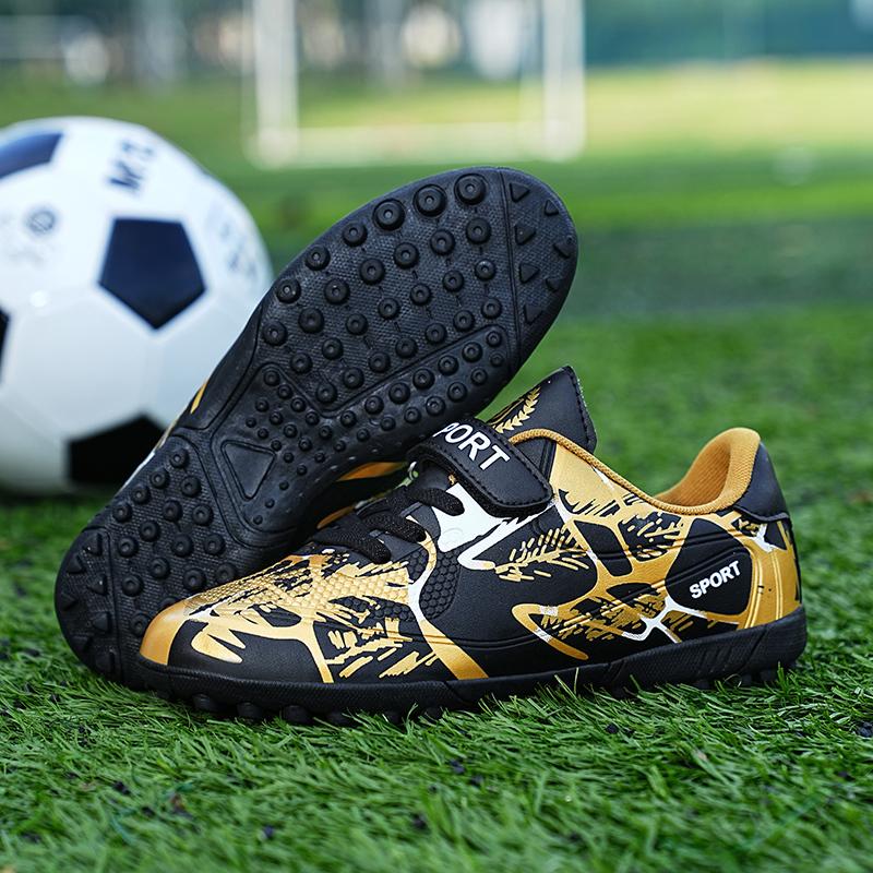 Kids Soccer Shoes Society FG School Football Boots Cleats Grass Sneakers Boys Girls Outdoor Athletic Training Sports Footwear