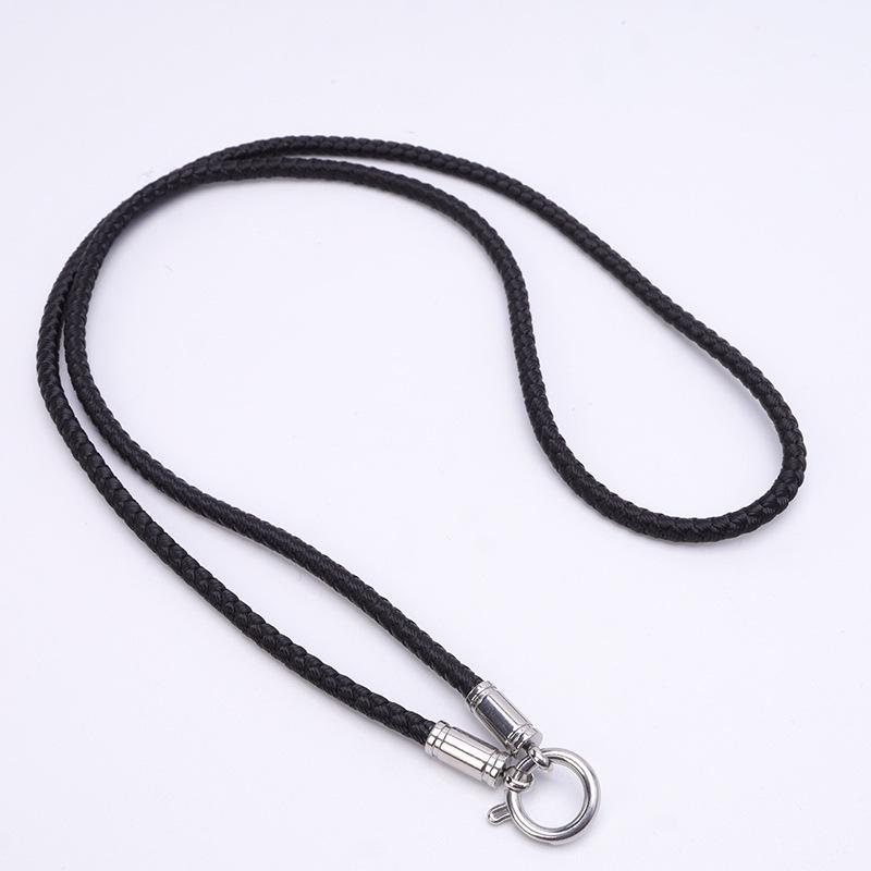 Тибетский буддийский амулет-ожерелье с кулоном Тханка и быстросъемной пряжкой из титановой стали