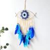 Ловец снов сглаза Бохо Украшение для дома ручной работы Гобелен Подвесной декор Настенное искусство Макраме Настенный декор для гостиной, спальни