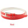 Женский пояс Laies Narrow Skinny Thin Lace Leather Bow Buckle Waist Belt