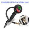 Car Tire Pressure Gauge Digital High Precision With Inflator Hose Valve LCD Tyre Tester Monitor for Auto Truck Motorcycle Bike