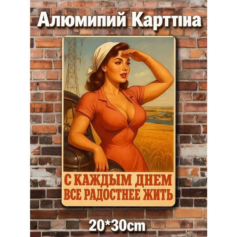Ретро Металлические Знаки, Настенные Плакаты, Декор Стен, 20x30 см