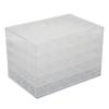 120 Grids Clear Storage Box 5 Layers Detachable Drawers Jewelry Container Case for Earring