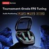 Lenovo GT100 True Wireless Gaming Earbuds – Bluetooth 6.0,38 Ms Ultra-Low Latency,AI Noise-Cancelling Quad-Mic,23 H RGB LED Case