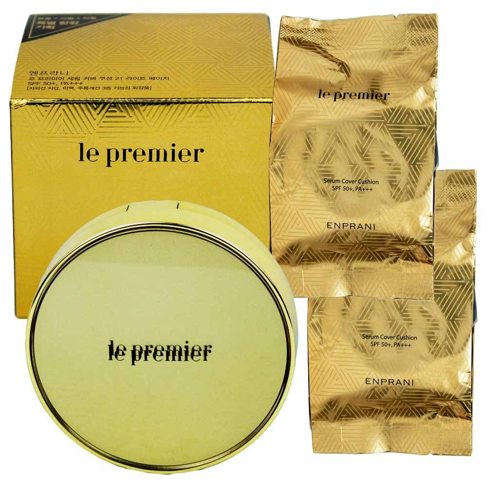 ENPRANI Le Premier Serum Cover Cushion Нет. 23-Натуральный бежевый, 1 шт., Нет. 23 натуральный бежевый