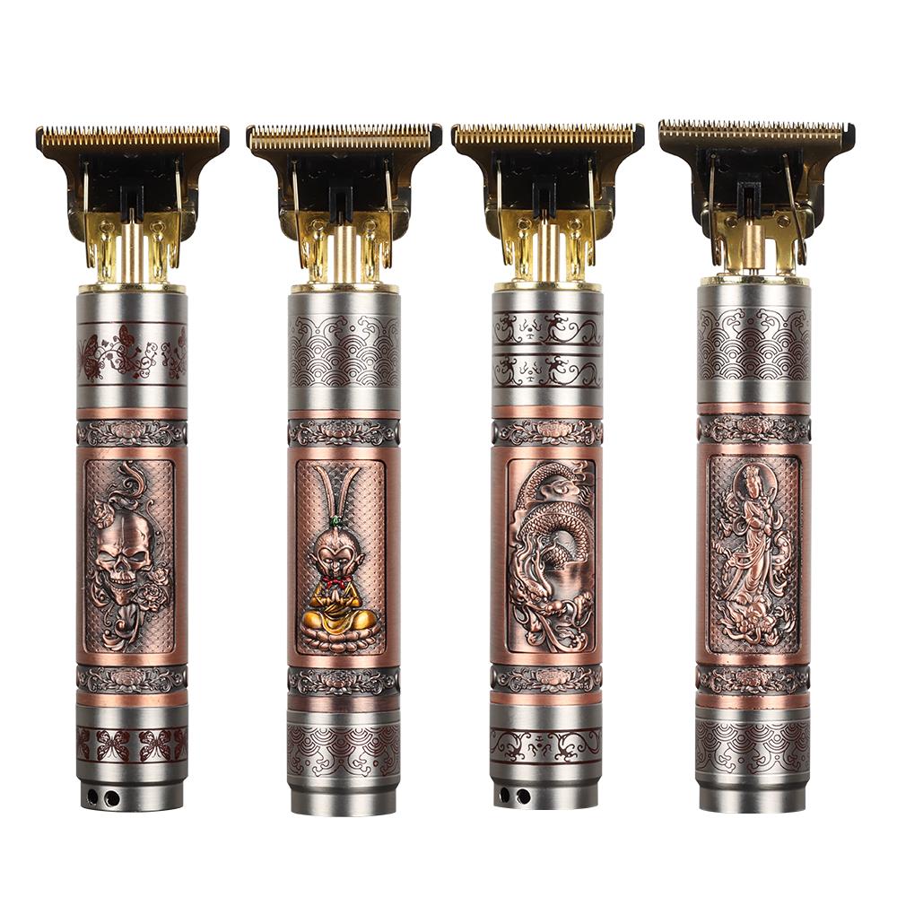 Электрическая машинка для стрижки волос Мужская бритва Триммер для мужчин Парикмахерская Профессиональная борода Аккумуляторная машинка для стрижки волос T9 USB