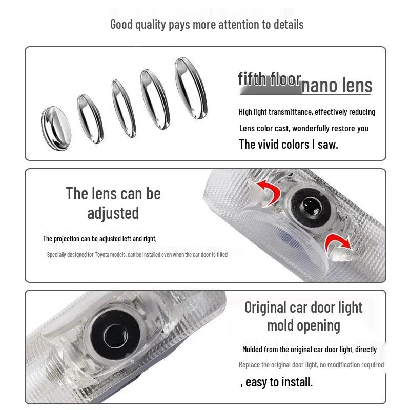 Lexus LOVE Flower Door Welcome Lights for ES, RX, and NX Models