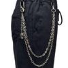Панк Металл Паутина Скелет Подвеска Поясная Цепь Многослойная Джинсовая Цепь Хип-Хоп Цепь для Брюк Аксессуары для Одежды Подарки