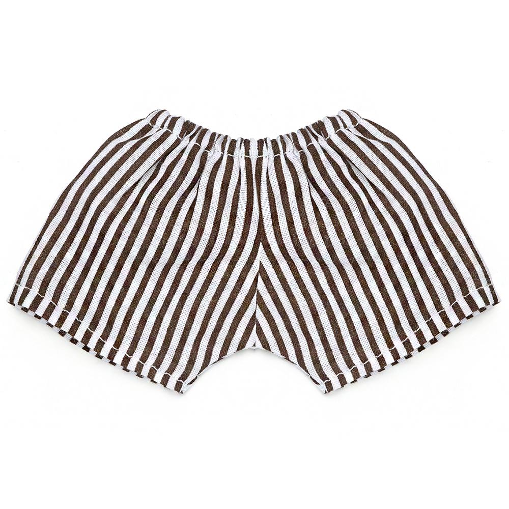 Dressing Game Solid Color Shorts Denim Jeans 20CM Doll Pants Idol Dolls Clothes Stripes Lattice