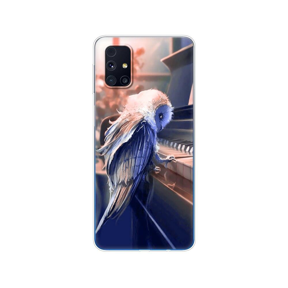 Для Samsung M31s чехол 6.5 Tpu мягкий силиконовый чехол для задней панели телефона для Galaxy M31S M 31S m317f m317 Funda зима снег рождество