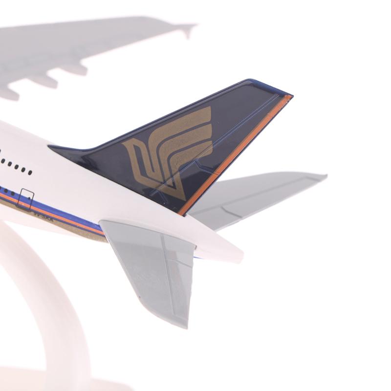 Модель самолета 20 см Boeing A380 Singapore Airlines Самолет Сплав Модель самолета-симулятора Самолет Для детей Игрушки Рождественский подарок