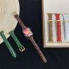 Для Ultra Apple S11 Watch applewatch109876SE Малый Пояс Лаккированный Бамбук Кожаный Ремешок