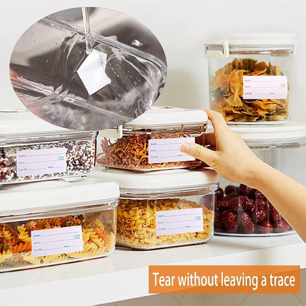 Самоклеящаяся кухонная наклейка на холодильник, этикетка с датой содержимого, этикетка для хранения продуктов, наклейки для пищевых продуктов