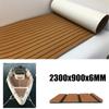 2300x900x6mm EVA Foam Marine Teak Sheet Flooring Boat Decking Yacht Pad Marine Flooring Mat