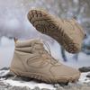 Fashion Cotton Shoes Barefoot Boots Women Winter Snow Boots for Men Plush Warm Ankle Shoes Non-slip Outdoor Waterproof Hiking Shoes
